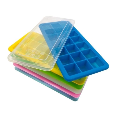 Top Silikon Ice Cube Kalıpları, Kişiselleştirilmiş Ice Cube Tepsileri Büyük Kare