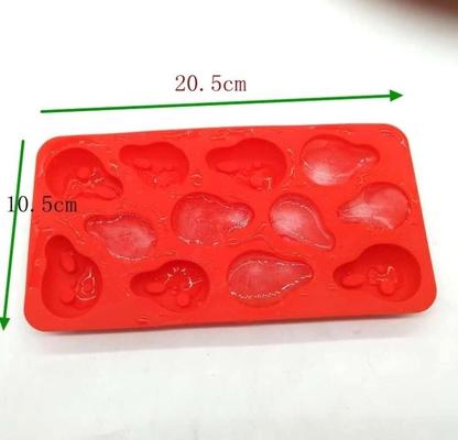 Hayalet Şekli Silikon Ice Cube Kalıpları Cadılar Bayramı Styels FDA Onaylı