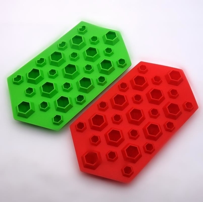 Jumbo Küçük Ice Cube Tepsileri, Eğlenceli Ice Cube Tepsileri 27 Kavite Büyük Kapasiteli