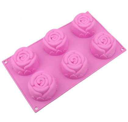 Çok Stil Silikon Kek Tavaları, Silikon Muffin Tepsi Yumuşak 29.5 * 17.3 * 3.7 cm