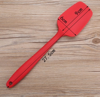 Yüksek Sıcaklık Çekirdeği Silikon Yapışmaz Spatula Büyük Boy Özel Renk