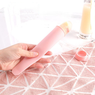 Nordic Color DIY Dondurma Silikon Popsicle Kalıpları Kapaklı Ticari Gıda Sınıfı