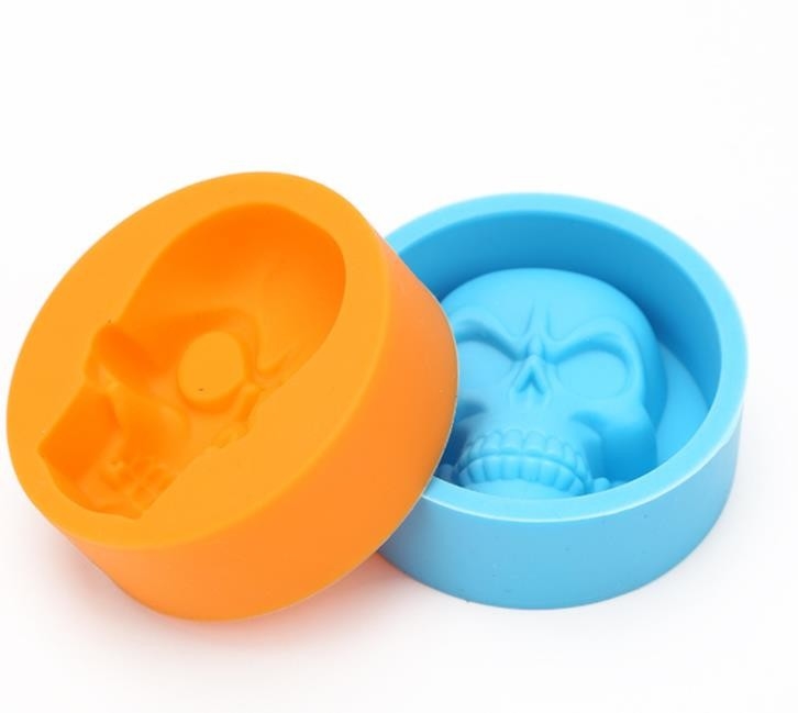 Toplu Küçük Boy Mini Ice Cube Tepsileri Tek Kafatası Kalıp Çok Renkler